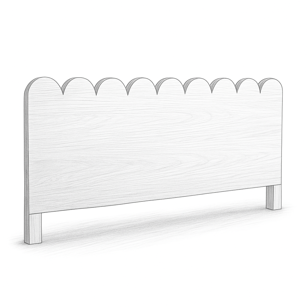 Scalloped Headboard
