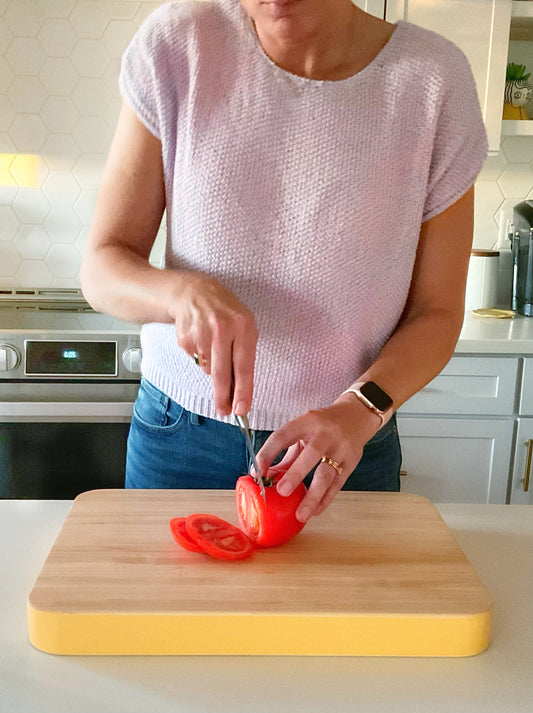 Contrast Trim Cutting Board